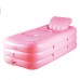 Bathtubs Freestanding LI HAO Shop Modern Home Large Inflatable Folding Adult Thicken SPA Double (Color : Pink) - B07H7JMV2M